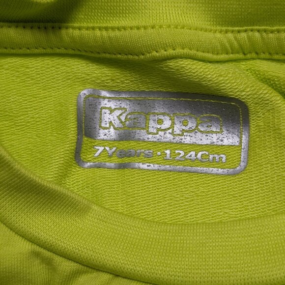 Kappa Unisex Crew Neck Light Green Pullover Loopknit with logo Sweatshirt NWOT - Picture 7 of 8